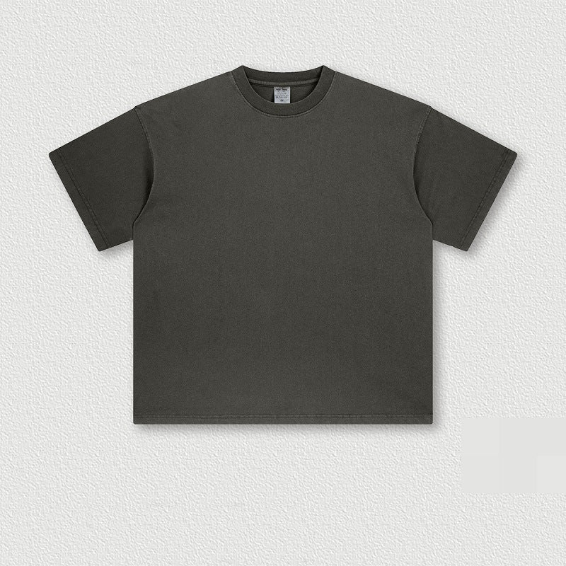 Men’s Oversized Minimalist T-Shirt – Loose-Fit Casual Streetwear Tee