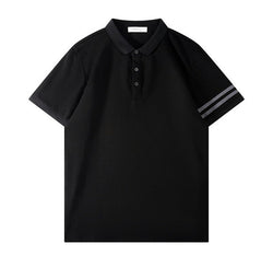 Polo homme à rayures – Style décontracté classique et moderne