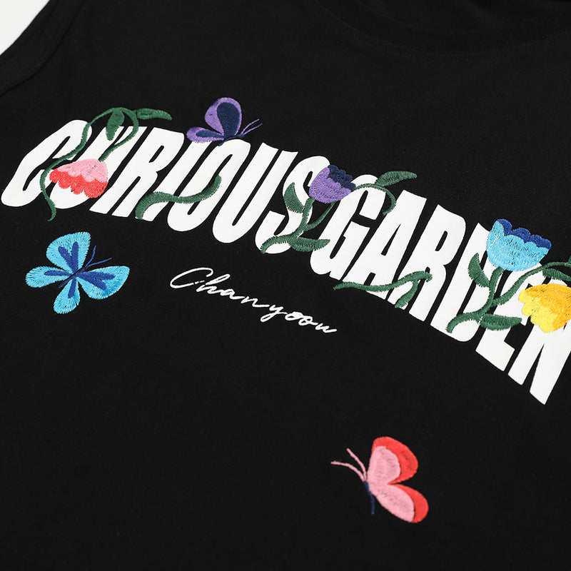 Débardeur unisexe surdimensionné sans manches – T-shirt streetwear à imprimé graphique