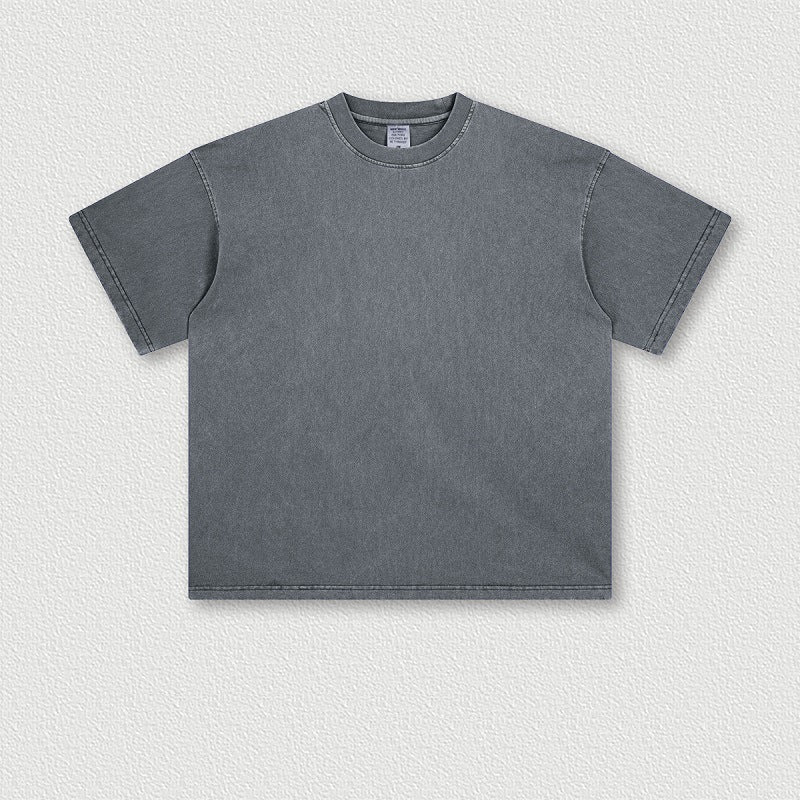 Men’s Oversized Minimalist T-Shirt – Loose-Fit Casual Streetwear Tee