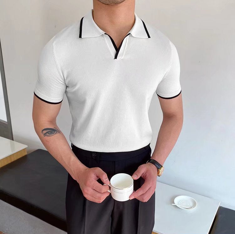 Contrast trim polo shirt
Men's tailored fit casual shirt