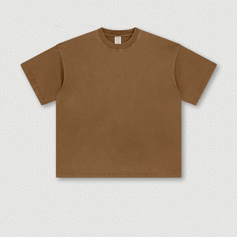Men’s Oversized Minimalist T-Shirt – Loose-Fit Casual Streetwear Tee