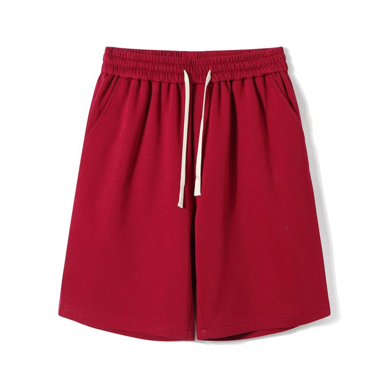 Side-Pleated Versatile Loose Track Shorts – Stylish & Comfortable for Any Activity