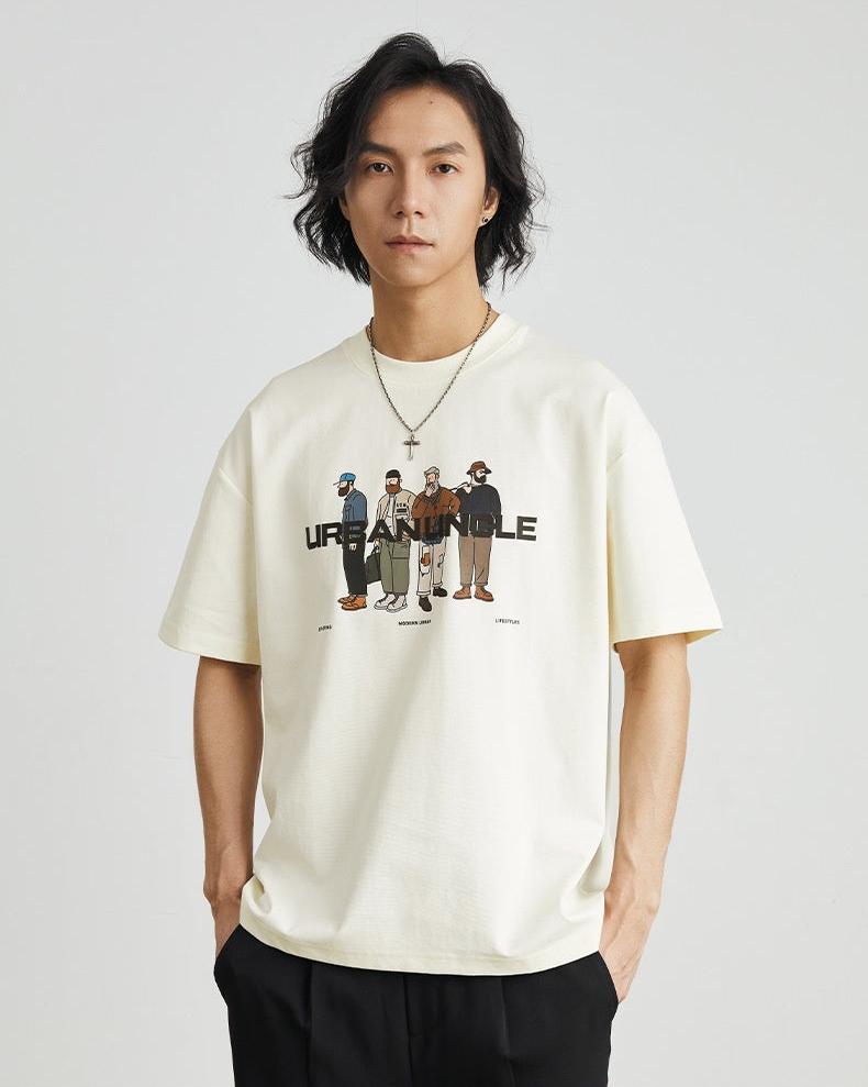 Graphic oversized t-shirt
Men’s streetwear t-shirt
Urban fashion tee
Casual hip-hop t-shirt
Loose-fit cotton t-shirt
