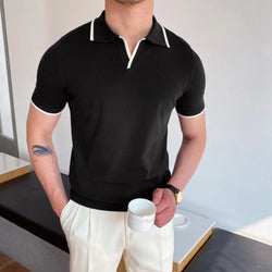Slim fit polo shirt for men
Knitted short sleeve polo
Men's classic polo t-shirt
Business casual polo shirt
Trendy men’s fashion 2024