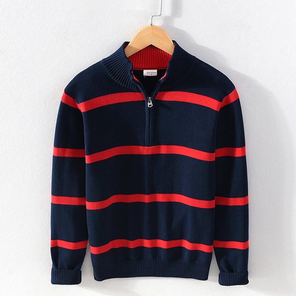 Turtleneck men’s casual striped sweater, old money mens sweater, old money mens clothing, old money fashion,
Men’s half zipper sweater,
Striped turtleneck sweater for men, Men’s casual half zipper sweater, Men’s striped pullover,
Casual men’s striped pullover, Men’s casual sweater with stripes, Men’s layered turtleneck sweater, Casual men’s turtleneck sweater
Comfortable striped sweater for men,
Half zip men’s turtleneck sweater,
