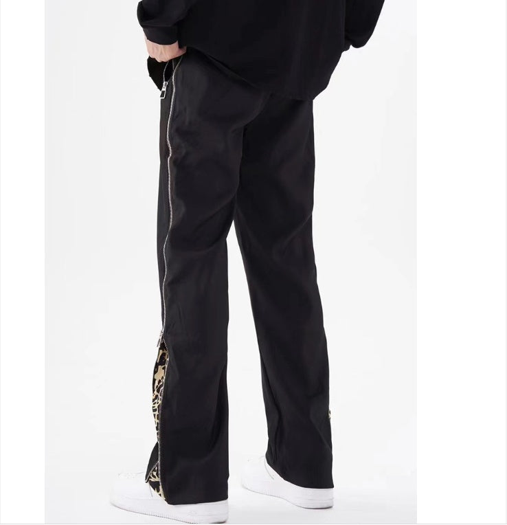 Men's black joggers
Leopard print pants for men
Trendy sweatpants
Men’s streetwear joggers
Hip-hop fashion pants
Stylish track pants