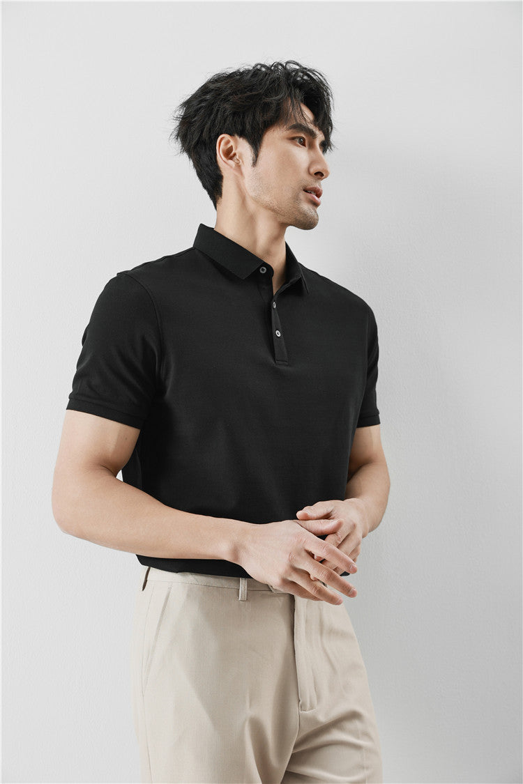 Men's Summer Polo,
Knitted Polo Shirt,
Long-staple Cotton Polo,
Half Sleeve Polo,
Lapel Collar Polo,
Men's Cotton Shirt,
Essential Polo Shirt,
Summer Essential Top,
Lightweight Polo,
Casual Polo T-shirt,