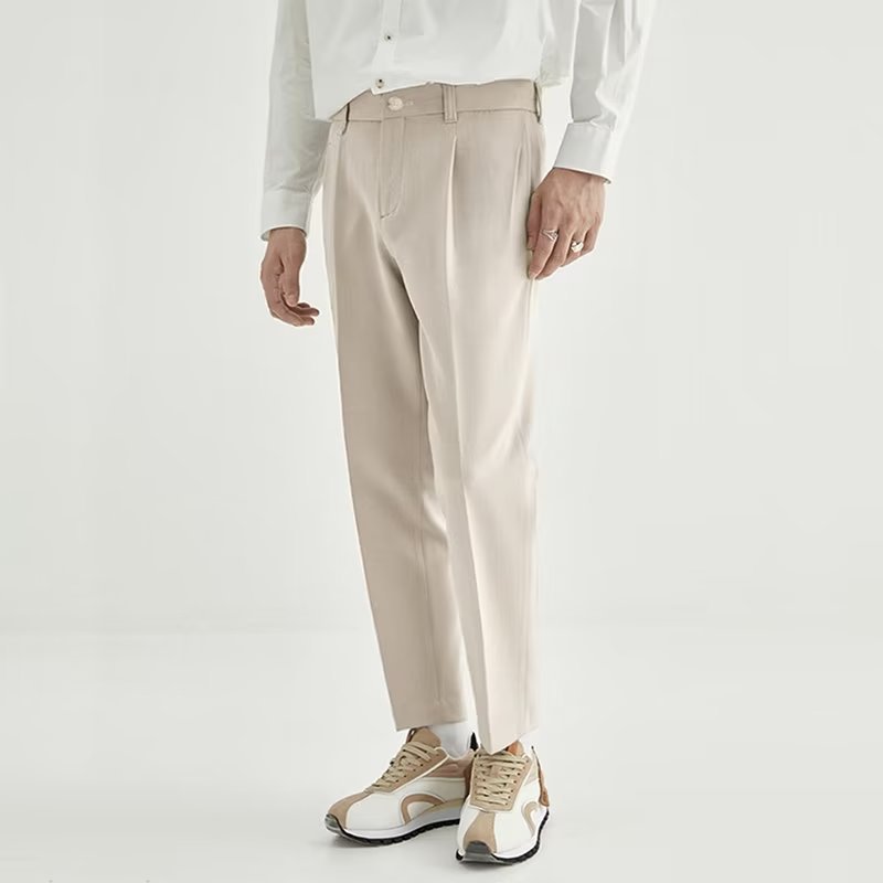 Slim-fit black dress pants
Men’s tailored trousers
Business casual pants for men
Formal slim-fit trousers
Office wear pants for men