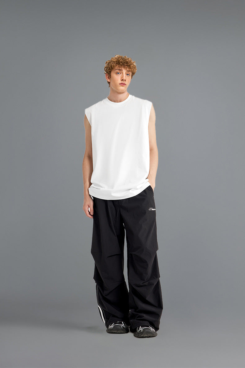 Oversized sleeveless tank top
Men’s white tank top
Muscle fit tank top
Streetwear sleeveless tank top
Men’s workout tank top