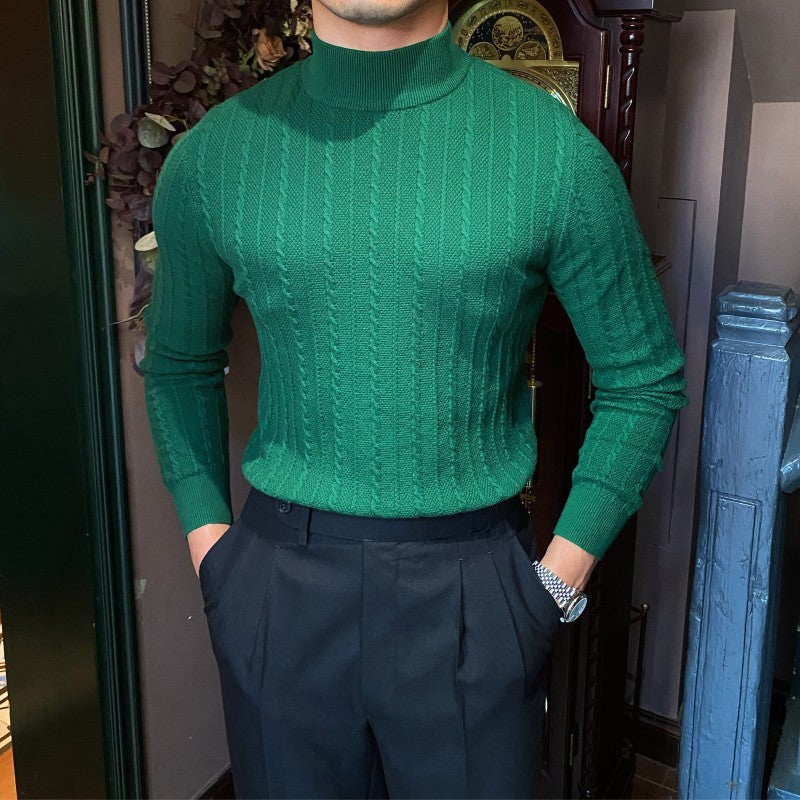Men’s half turtleneck slim knitted sweater,
Slim fit knitted sweater for men,
Half turtleneck sweater for men,
Modern men’s slim sweater,
Stylish men’s knitwear,
Men’s casual slim turtleneck sweater,
Tailored men’s knit sweater,
Comfortable knit sweater for men,
Warm men’s turtleneck sweater,
Men’s versatile knitted sweater,
Classic slim fit turtleneck,
Sleek men’s knitwear,
Slim fit pullover for men,
Men’s stylish half turtleneck,