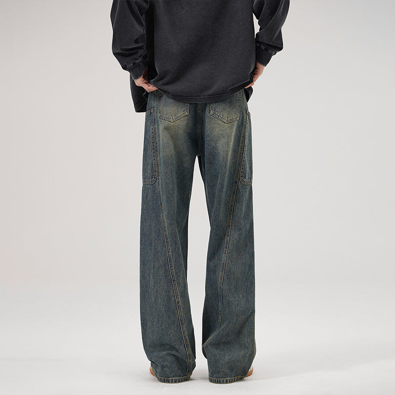 Men's retro jeans,
Multi-pocket workwear jeans,
Straight fit jeans,
Casual work trousers,
Men's denim jeans,
Retro work jeans,
Men's casual trousers,
Workwear jeans for men,
Stylish multi-pocket jeans,
Durable workwear jeans,
Straight-leg jeans,
Utility work jeans,
Men's multi-pocket denim,
Comfortable denim jeans,
Practical work trousers,
Men's work pants,
Fashionable men's jeans,
Rugged work jeans,
Men's casual workwear,
Men's everyday jeans,
Functional denim jeans,
Work trousers for men,