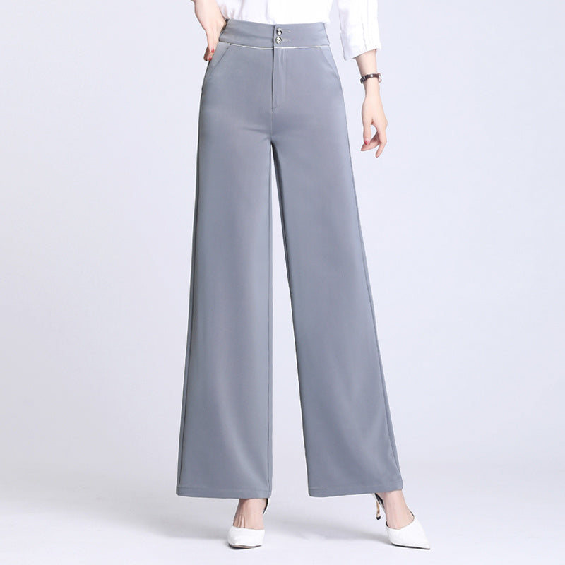 Women's wide-leg pants
High-waist trousers
Office wear for women
Elegant women's pants
Chic formal pants
Business casual trousers