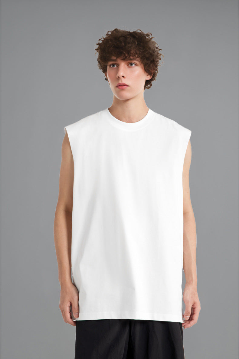 Oversized sleeveless tank top
Men’s white tank top
Muscle fit tank top
Streetwear sleeveless tank top
Men’s workout tank top