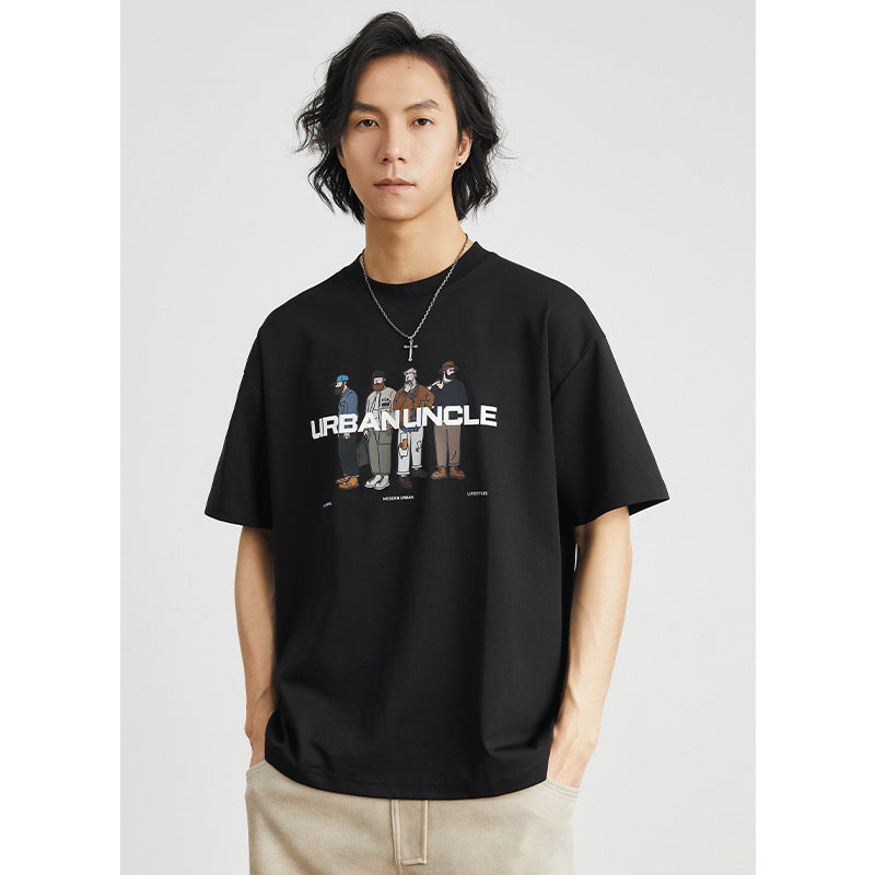 Graphic oversized t-shirt
Men’s streetwear t-shirt
Urban fashion tee
Casual hip-hop t-shirt
Loose-fit cotton t-shirt
