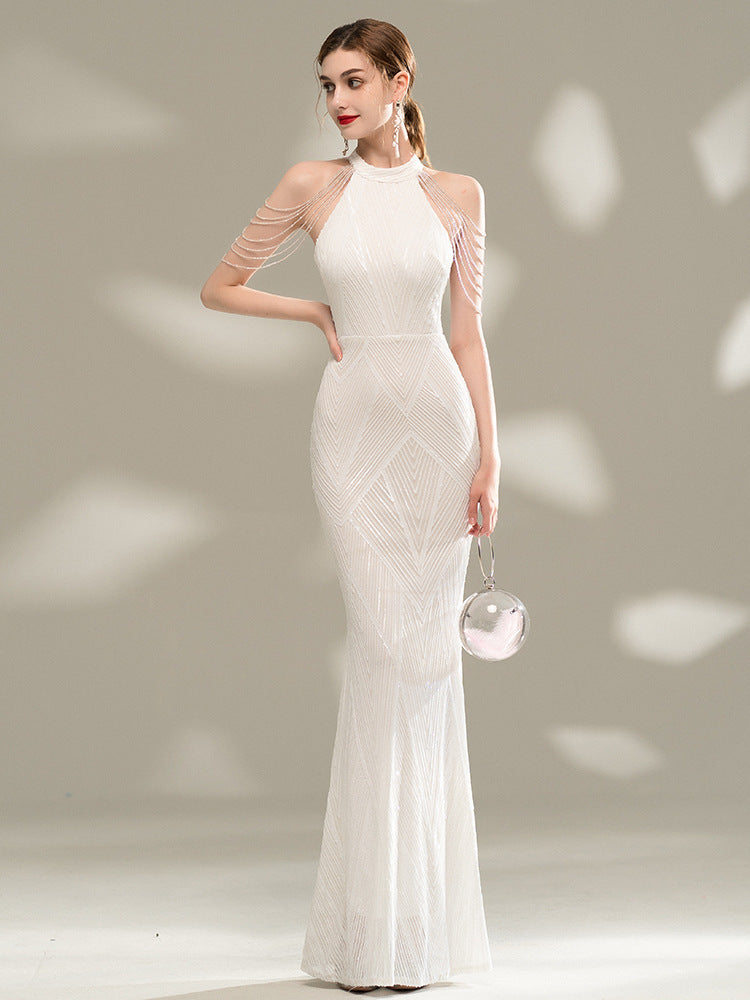 Women’s formal wear

Sequin dresses for women

Wedding guest gowns

Luxury long dresses

Party dresses for women

Evening gowns with bling

Floor length formal dress

Halter neck sequin dress

Special occasion dresses