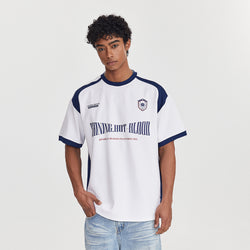Men's athletic streetwear T-shirt
Oversized sporty graphic tee
Casual urban sports T-shirt
Trendy hip-hop T-shirt for men
Breathable cotton athletic tee