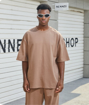 Men's oversized t-shirt set
Casual co-ord set for men
Summer streetwear outfit
Two-piece short set for men
Men’s fashion 2025 trends
Breathable summer outfit