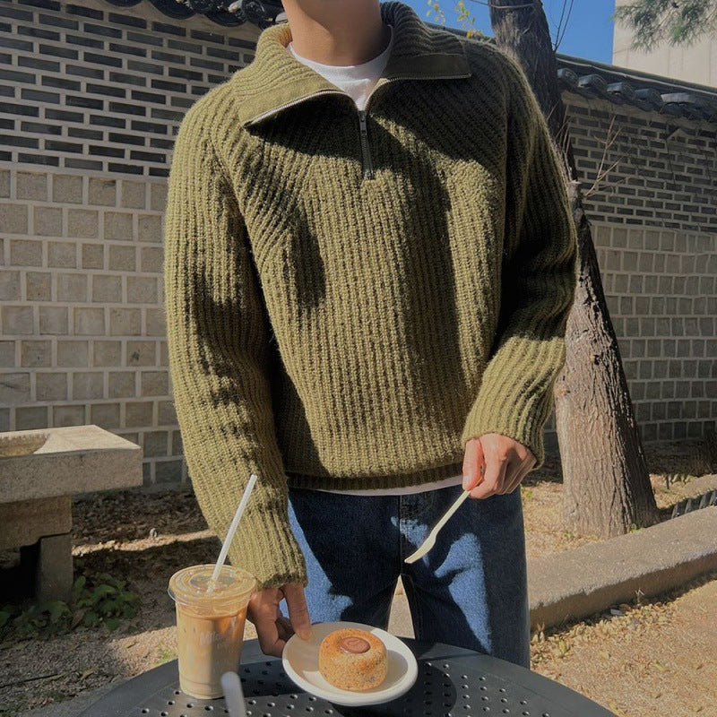 Men’s turtleneck half zip knitted sweater,
Half-zip closure sweater,
Turtleneck knit sweater for men,
Men’s casual knitted sweater,
Warm men’s knit sweater,
Classic turtleneck men’s sweater,
Men’s half zip pullover,
Versatile turtleneck sweater for men,
Cozy men’s sweater for winter,
Men’s layering knitted sweater,
Soft knit turtleneck for men,
Men’s semi-formal sweater,
Stylish turtleneck for men,
Men’s cold weather knitwear, 