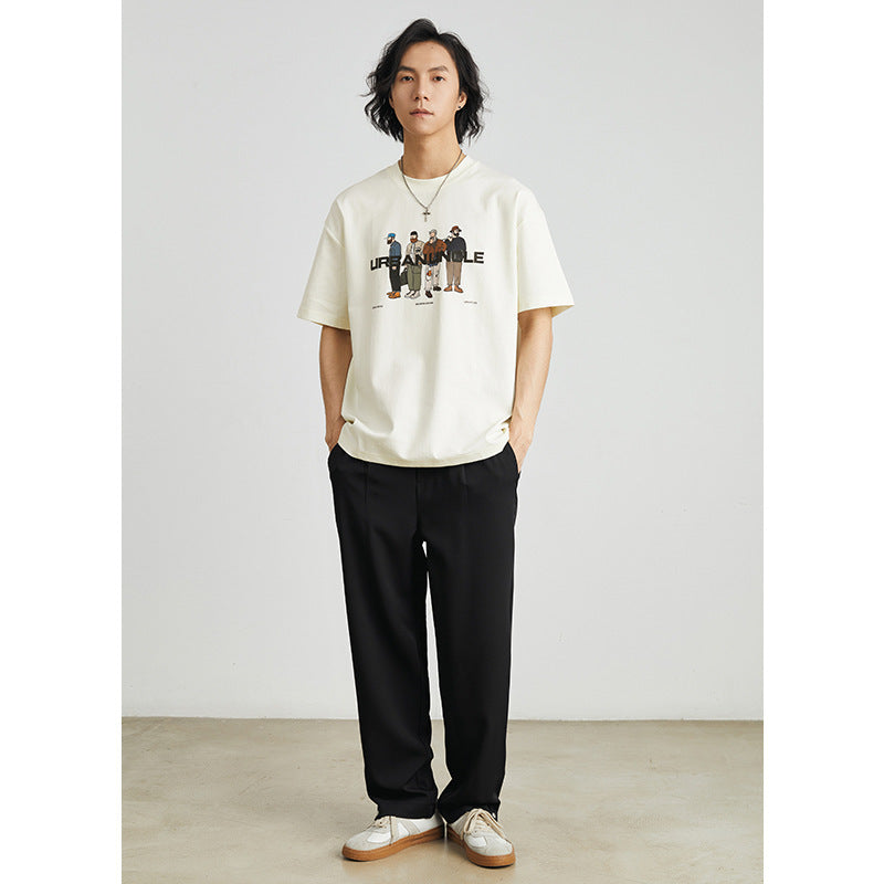 Graphic oversized t-shirt
Men’s streetwear t-shirt
Urban fashion tee
Casual hip-hop t-shirt
Loose-fit cotton t-shirt
