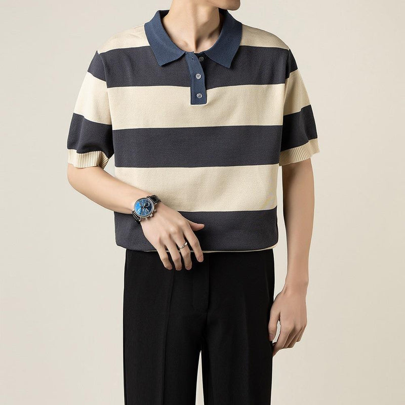 Striped Polo Shirt

Men's Summer Polo

Knitted Men's Shirt

Breathable Polo Shirt

Retro Polo Shirt

Smart Casual Men’s Wear

Business Casual Knit Polo

Short Sleeve Knit Shirt

Men's Trendy Tops

Polo Shirts for Men
