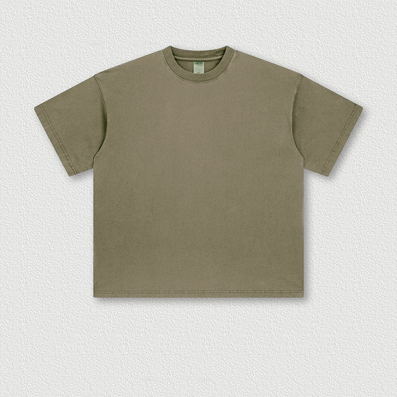 Men’s Oversized Minimalist T-Shirt – Loose-Fit Casual Streetwear Tee