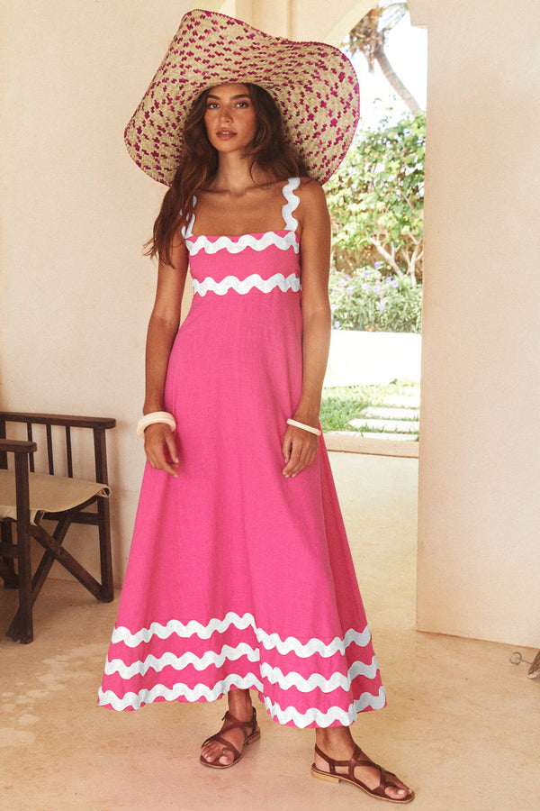 rickrack maxi dress
trim maxi dress
summer dress
beach dress
vacation dress
long dress
vacation maxi dress rickrack
bohemian maxi dress rickrack
long summer dress
unique trim maxi dress
playful maxi dress