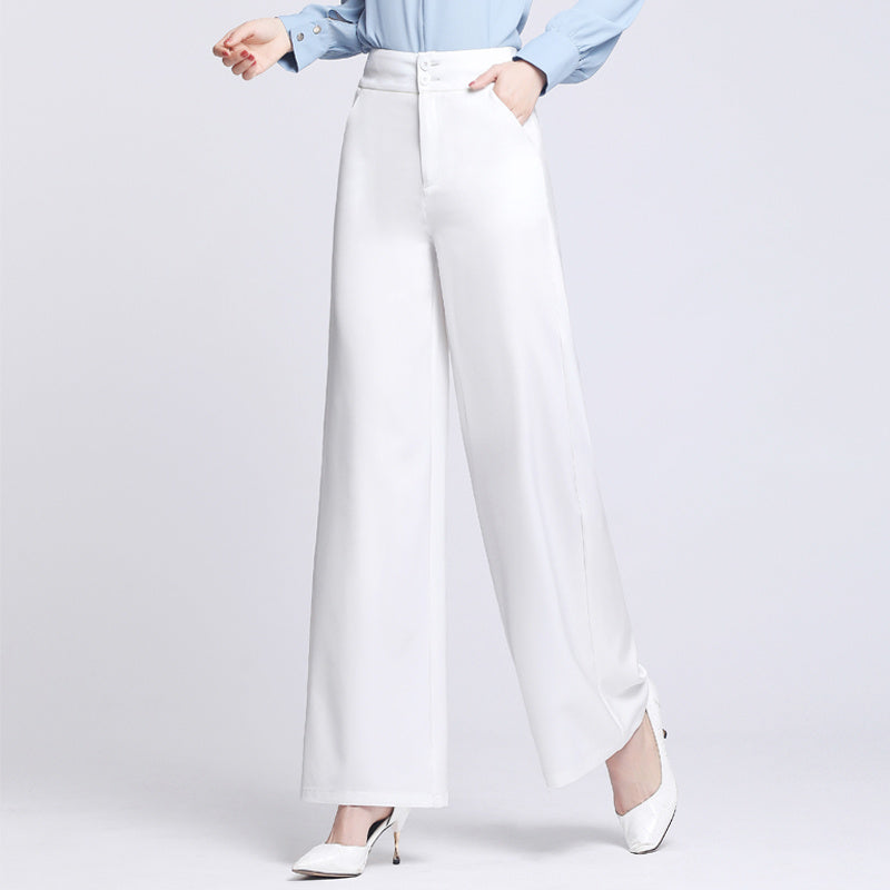 Women's wide-leg pants
High-waist trousers
Office wear for women
Elegant women's pants
Chic formal pants
Business casual trousers