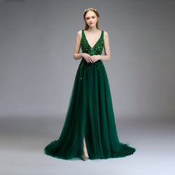 evening gown, prom dress, formal dress, green gown, sequin dress, women's evening dress, long formal gown,