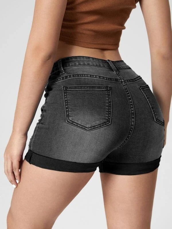 ripped shorts
denim shorts
high waist shorts
distressed shorts
frayed shorts
edgy shorts
stylish distressed shorts
high rise ripped shorts
fashion ripped shorts
trendy distressed denim shorts