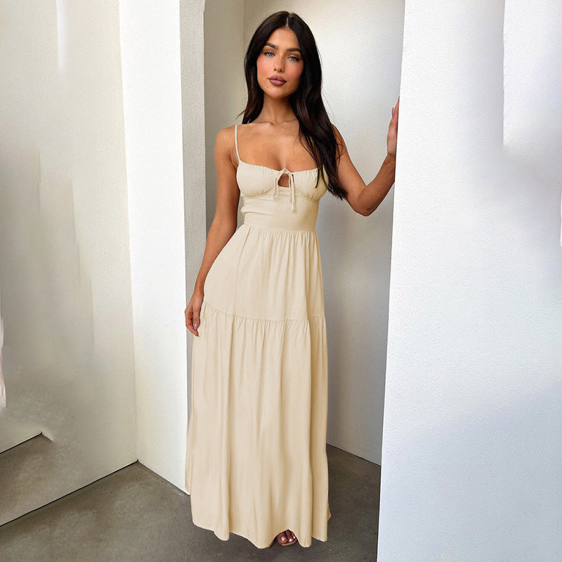 minimalist summer dress

tiered white dress

sleeveless flowy maxi

vacation outfit for women

feminine long dress

resort wear white maxi

flattering maxi dress with straps
white summer maxi dress

flowy beach dress

women’s boho dress