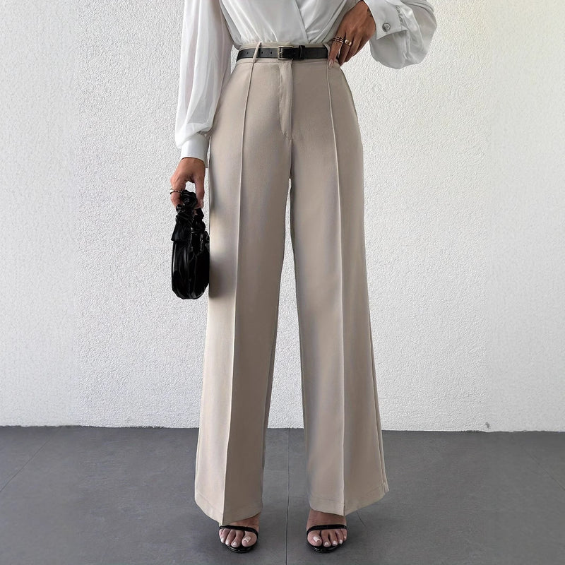 wide leg trousers
tailored pants
high waisted pants
formal trousers
professional pants
elegant pants
office wear wide leg pants
sophisticated wide leg trousers
structured wide leg pants
classic wide leg trousers