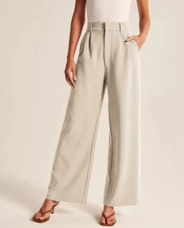 formal trousers
sophisticated pants
professional pants
elegant trousers
structured pants
work pants
pleated wide leg pants
high waisted pleated trousers
wide leg dress pants