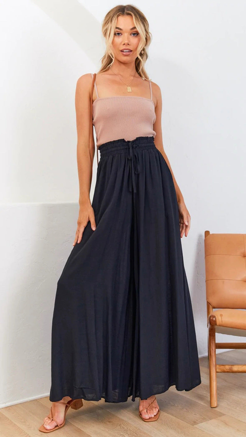 comfortable trousers
flowy pants
casual pants
summer pants
relaxed pants
elastic waist pants
drawstring wide leg palazzo pants
high waisted palazzo pants
wide leg lounge pants
comfortable wide leg trousers
flowy palazzo pants
casual wide leg pants