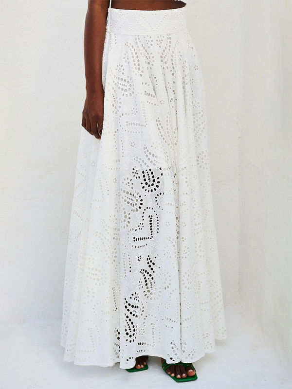 two-piece set
Crop top and maxi skirt
Elegant summer outfit
Eyelet lace dress set
Wedding guest outfit
Vacation fashion dressVacation dress for women
Beach getaway outfit
Summer resort wear
Tropical vacation dress
Maxi skirt and crop top set
