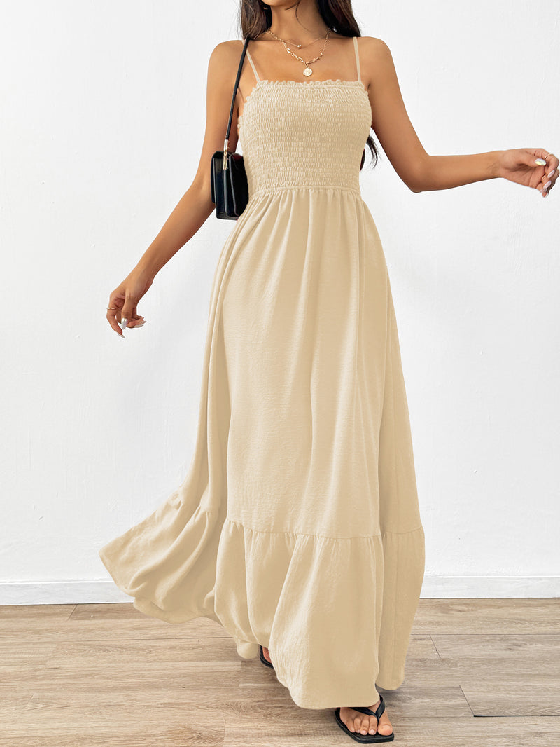 red maxi dress

summer dresses for women

spaghetti strap dress

long dresses for vacation

casual summer dressessmocked bodice maxi dress

spaghetti strap vacation dress

casual maxi dress with pockets

lightweight travel dress

breathable summer dress

ruched top flowy dress

