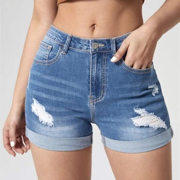 ripped shorts
denim shorts
high waist shorts
distressed shorts
frayed shorts
edgy shorts
stylish distressed shorts
high rise ripped shorts
fashion ripped shorts
trendy distressed denim shorts