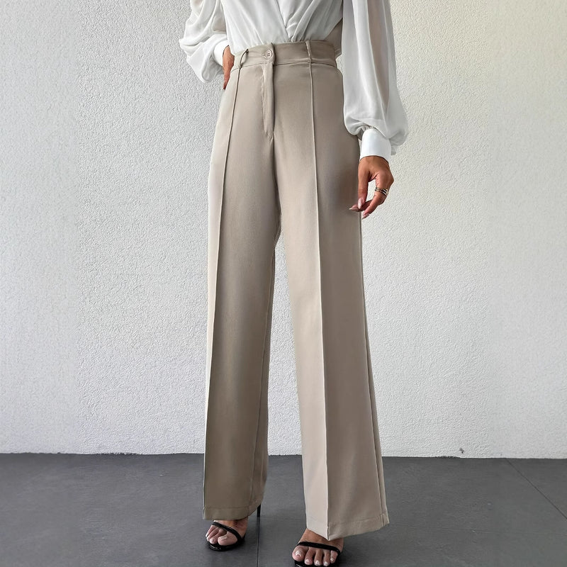 wide leg trousers
tailored pants
high waisted pants
formal trousers
professional pants
elegant pants
office wear wide leg pants
sophisticated wide leg trousers
structured wide leg pants
classic wide leg trousers