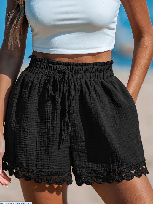 trim shorts
high waist shorts
beach shorts
summer shorts
casual shorts
stylish shorts
drawstring shorts
stylish trim shorts
drawstring trim shorts
decorative trim shortsstylish trim shorts
drawstring trim shorts