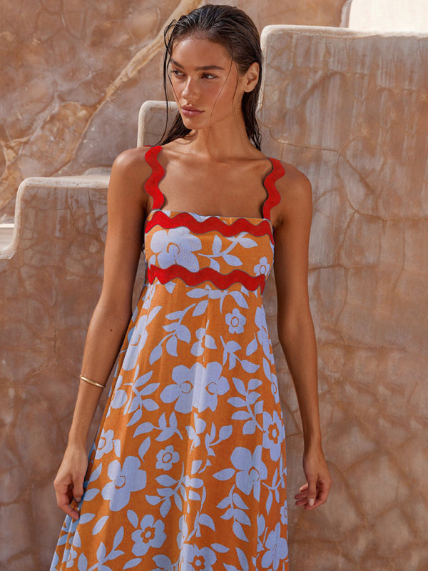 floral maxi sundress
printed maxi sundress
summer sundress
beach sundress
vacation dress
long sundress
sleeveless sundress
bohemian sundress
floral print rickrack maxi sundress
sleeveless floral vacation dress
summer floral sundress
rickrack trim floral sundress