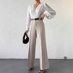 wide leg trousers
tailored pants
high waisted pants
formal trousers
professional pants
elegant pants
office wear wide leg pants
sophisticated wide leg trousers
structured wide leg pants
classic wide leg trousers