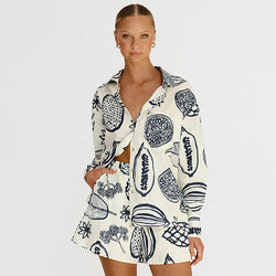 printed two-piece tropical outfit

casual matching lounge sets

women’s summer matching sets

resort wear for women

trendy fruit print clothingtropical fruit print outfit

button down co-ord set

women’s resort set

elastic waist tropical shorts

two piece casual lounge set

relaxed fit vacation outfit

