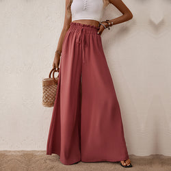 frill wide leg pants
tied wide leg pants
high waisted wide leg
palazzo pants
wide leg trousers
comfortable pantsstylish frill waist pants
flowy wide leg pants
casual palazzo trousers
decorative waist wide leg pants
trendy wide leg pants